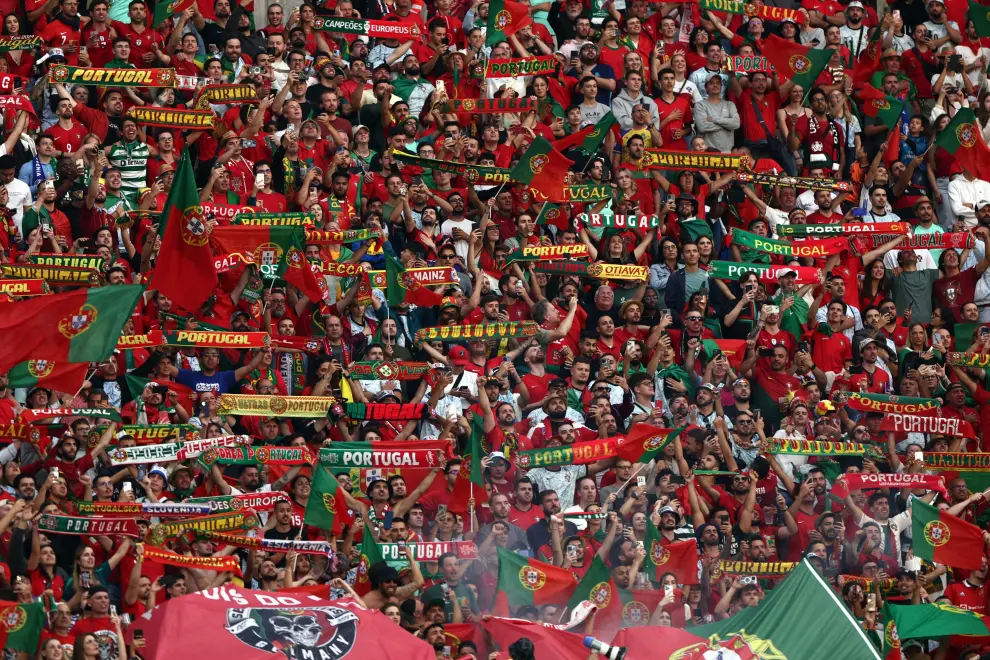 Eurocopa 2024, octavos de final: partido Portugal-Eslovenia, en el Deutsche Bank Park de Fráncfort