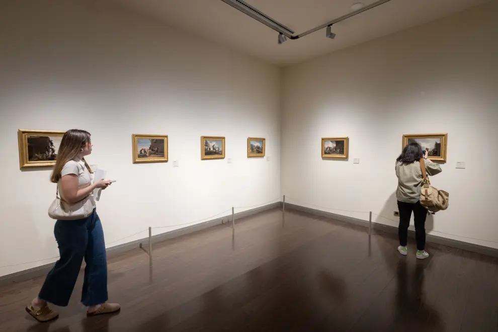 Presentación en el Museo Goya de Zaragoza de siete nuevos cuatros