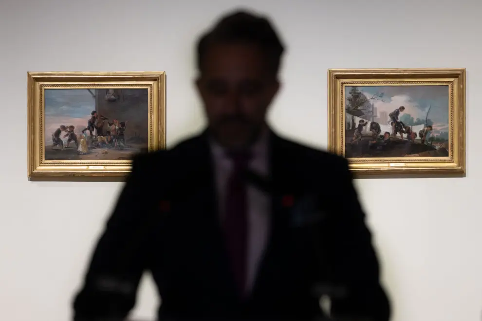 Presentación en el Museo Goya de Zaragoza de siete nuevos cuatros