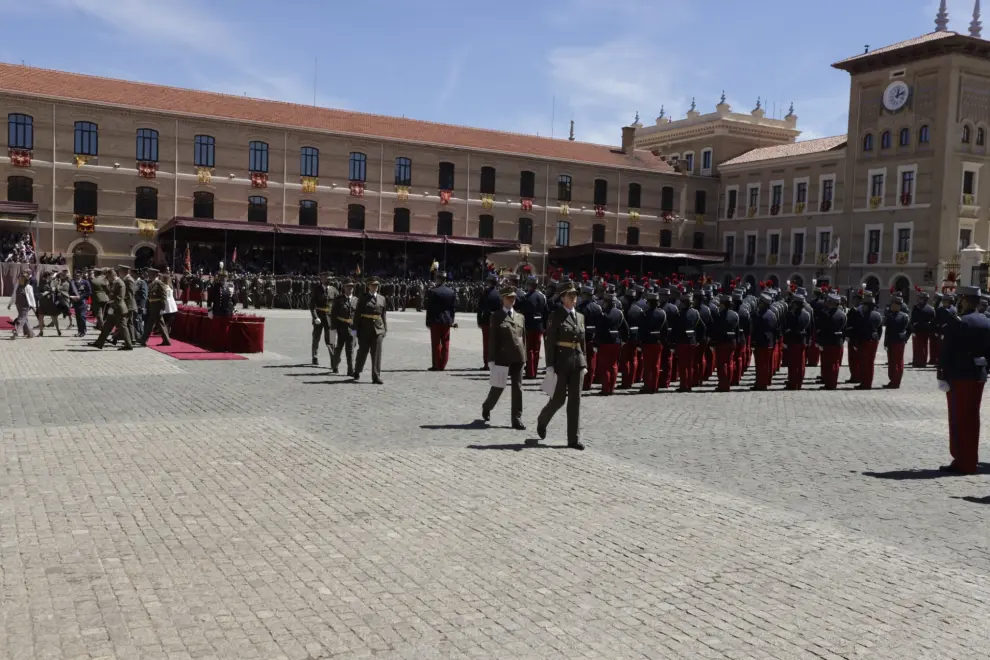 Acto de entrega de despachos de la princesa Leonor en Zaragoza.