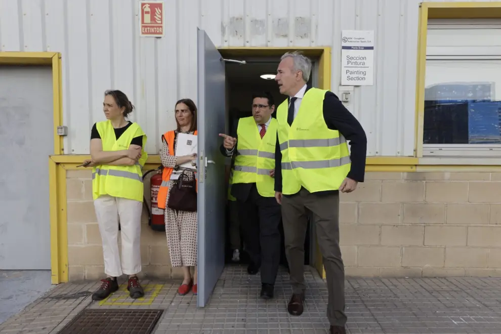 fotografo: Guillermo Mestre [[[PREVISIONES HA]]] tema: Visita del presidente Azcón a la planta que KDL tiene en Borja donde anunciará una inversión de 30 millones