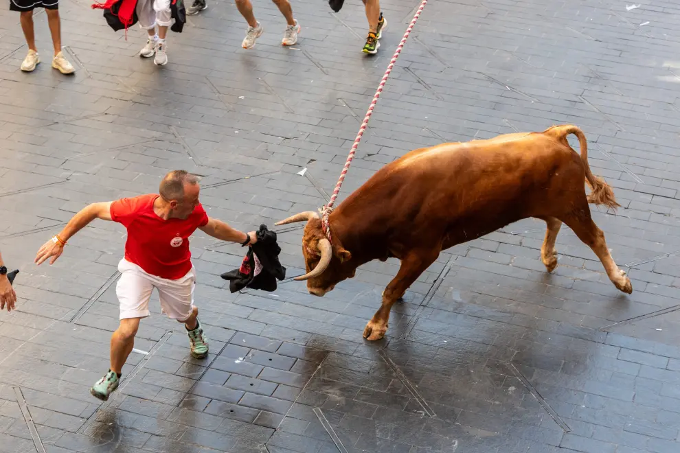 La Vaquilla de Teruel 2024: toros ensogados el lunes de fiestas por el centro de la ciudad