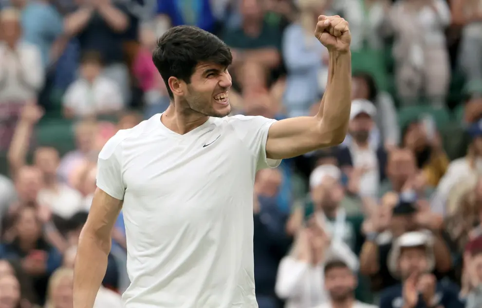 Cuartos de final de Wimbledon: Carlos Alcaraz vence al estadounidense Tommy Paul