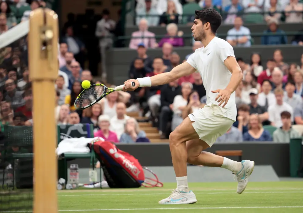 Cuartos de final de Wimbledon: Carlos Alcaraz vence al estadounidense Tommy Paul