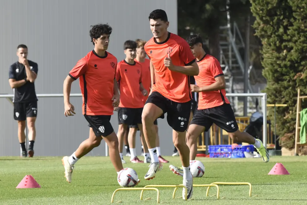 Entrenamiento del SD Huesca