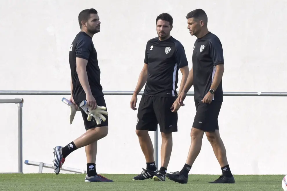 Entrenamiento del SD Huesca