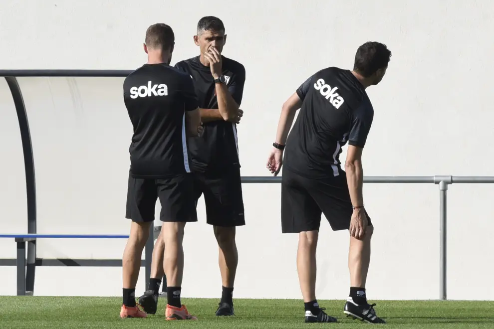 Entrenamiento del SD Huesca