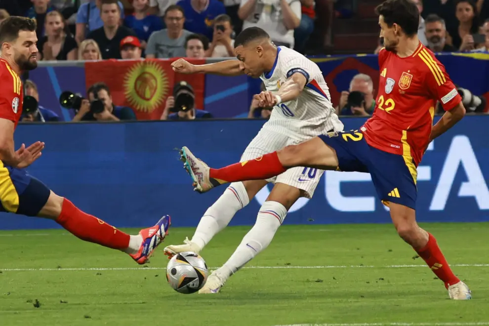 Eurocopa 2024, semifinales: partido España-Francia, en el Allianz Arena de Múnich