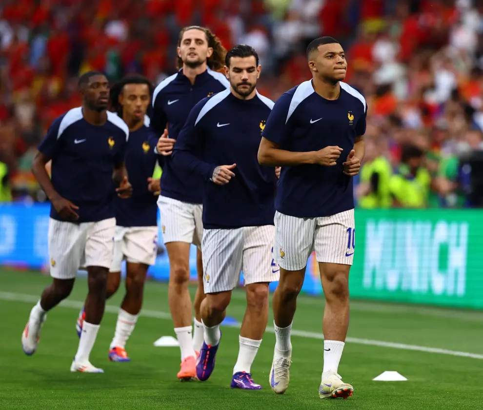 Eurocopa 2024, semifinales: partido España-Francia, en el Allianz Arena de Múnich