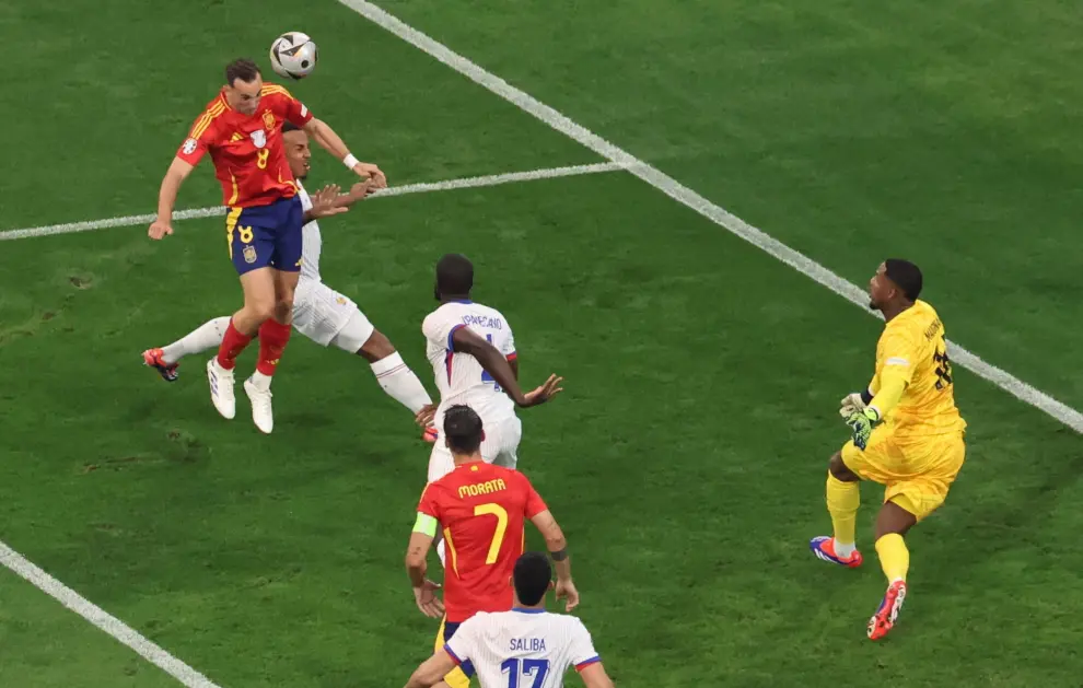 Eurocopa 2024, semifinales: partido España-Francia, en el Allianz Arena de Múnich