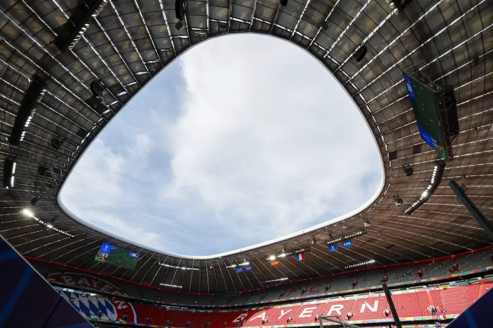 Eurocopa 2024, semifinales: partido España-Francia, en el Allianz Arena de Múnich