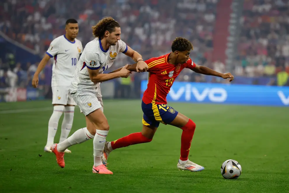 Eurocopa 2024, semifinales: partido España-Francia, en el Allianz Arena de Múnich