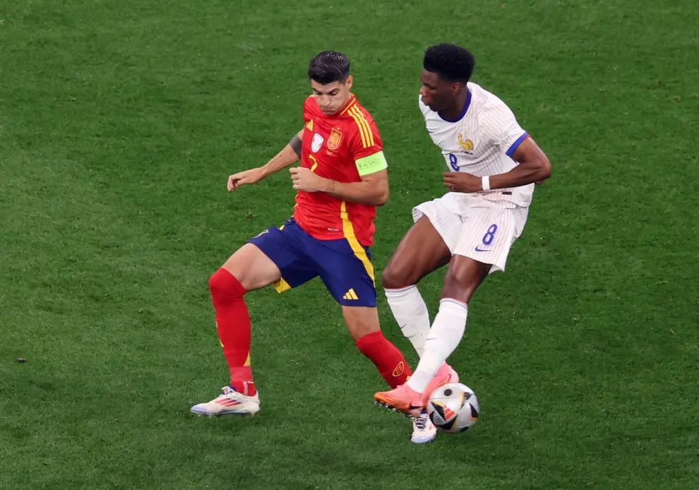 Eurocopa 2024, semifinales: partido España-Francia, en el Allianz Arena de Múnich