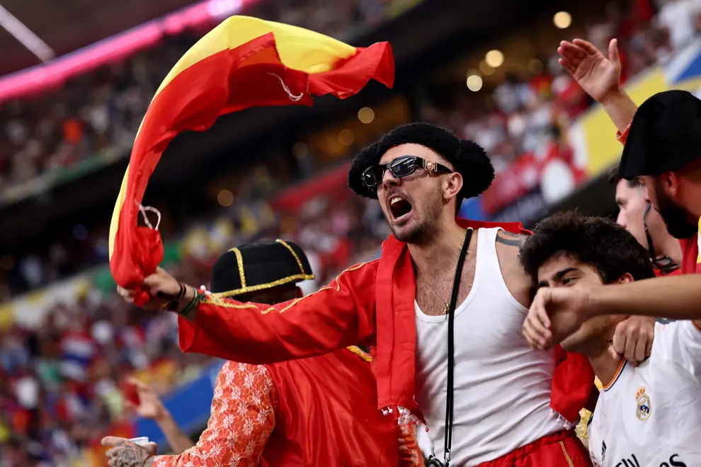 Eurocopa 2024, semifinales: partido España-Francia, en el Allianz Arena de Múnich