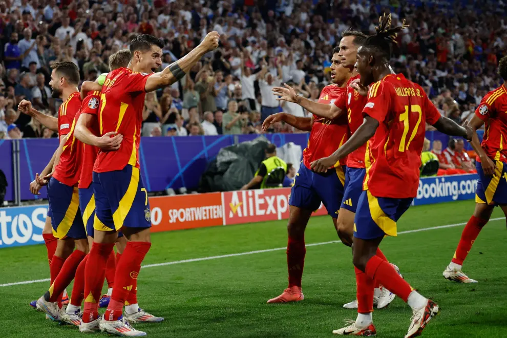 Eurocopa 2024, semifinales: partido España-Francia, en el Allianz Arena de Múnich