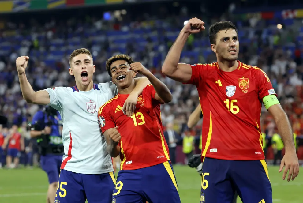 Eurocopa 2024, semifinales: partido España-Francia, en el Allianz Arena de Múnich