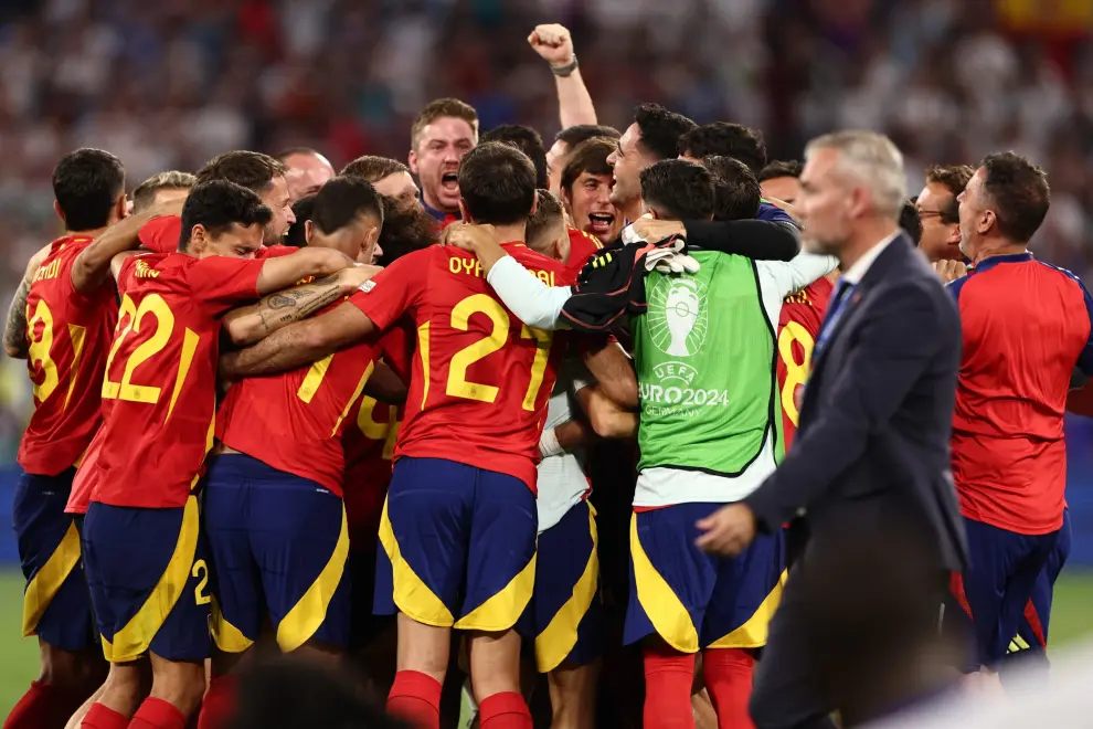 Eurocopa 2024, semifinales: partido España-Francia, en el Allianz Arena de Múnich