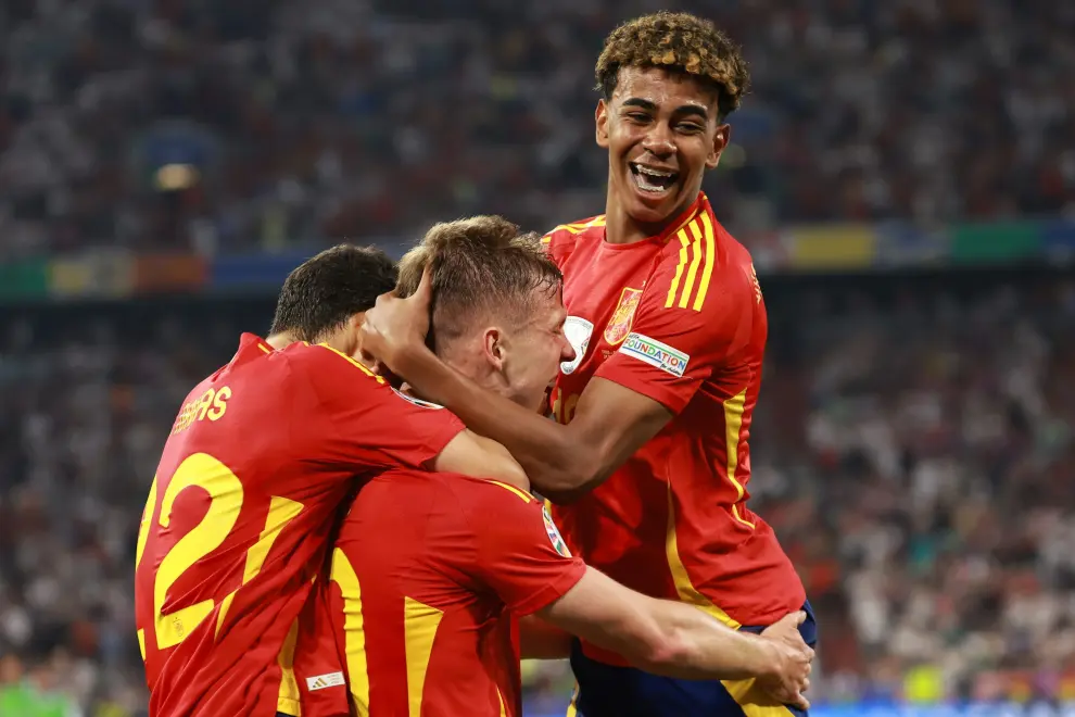 Eurocopa 2024, semifinales: partido España-Francia, en el Allianz Arena de Múnich