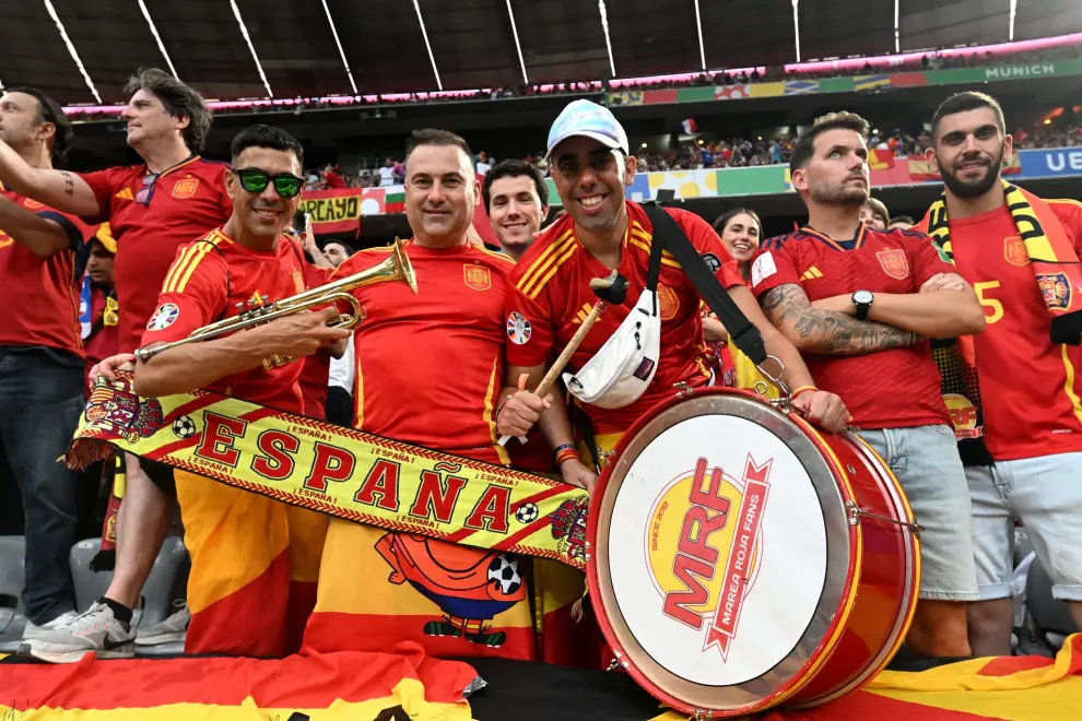 Eurocopa 2024, semifinales: partido España-Francia, en el Allianz Arena de Múnich