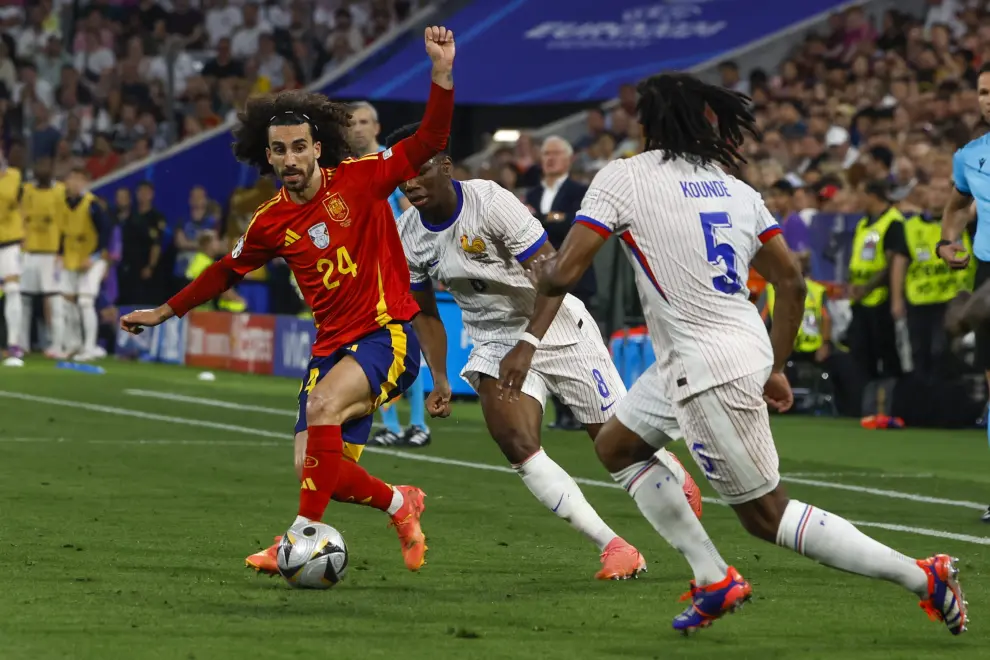 Eurocopa 2024, semifinales: partido España-Francia, en el Allianz Arena de Múnich