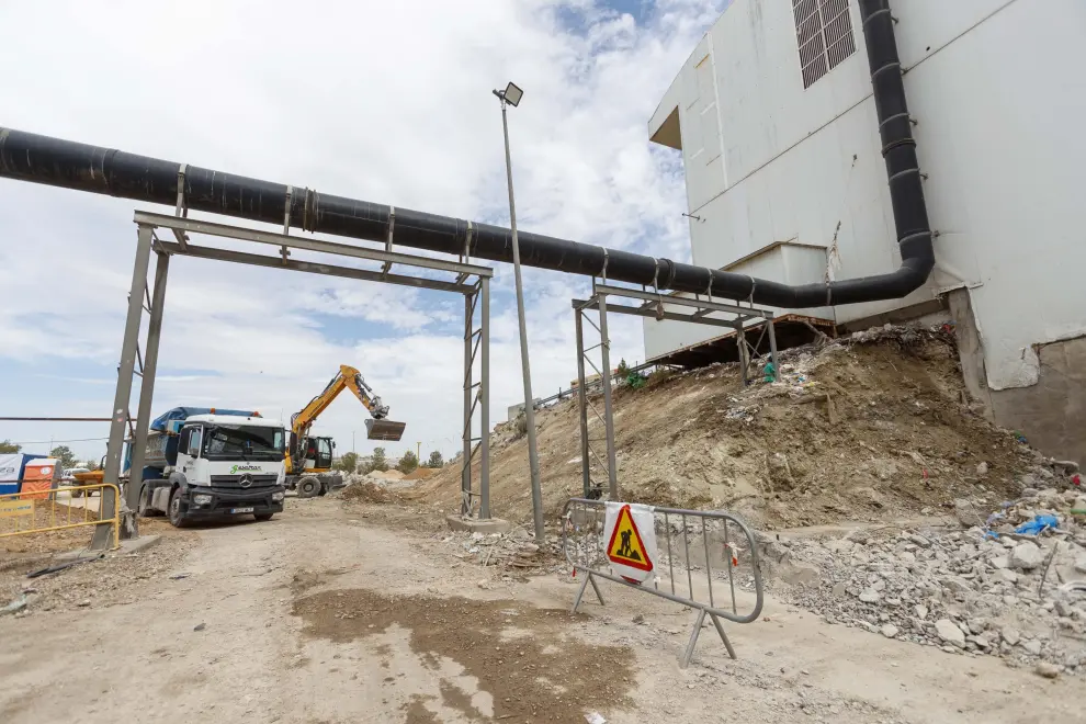 Visita a las obras de la nueva línea de tratamiento de residuos orgánicos en el CTRUZ.