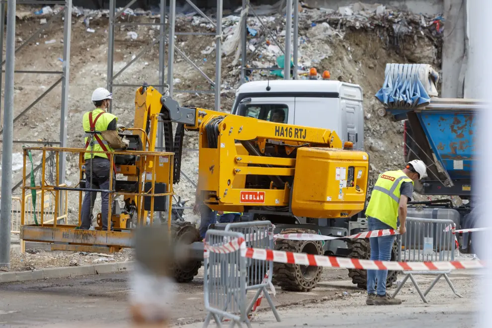 Visita a las obras de la nueva línea de tratamiento de residuos orgánicos en el CTRUZ.