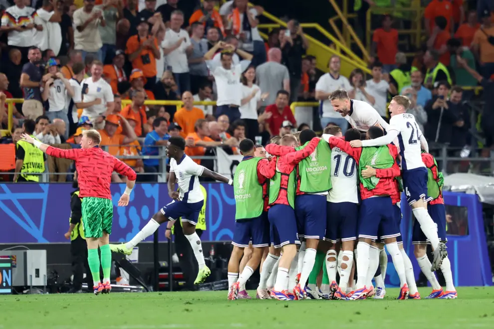 Eurocopa 2024, semifinal: Países Bajos-Inglaterra, en el estadio Singla Iduna Park de Dortmund