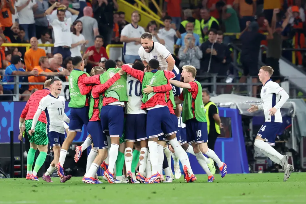 Eurocopa 2024, semifinal: Países Bajos-Inglaterra, en el estadio Singla Iduna Park de Dortmund