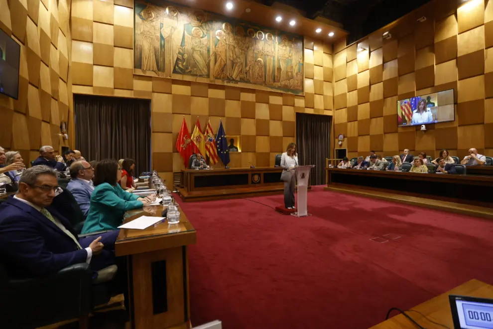 Debate sobre el Estado de la Ciudad de Zaragoza 2024, con la intervención de Natalia Chueca