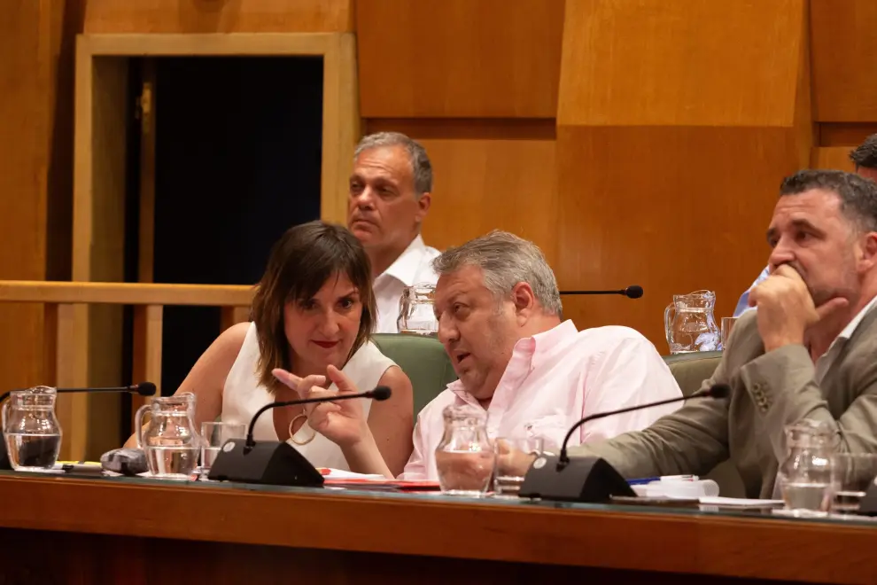 Debate sobre el Estado de la Ciudad de Zaragoza 2024, en el Salón de Plenos del Ayuntamiento