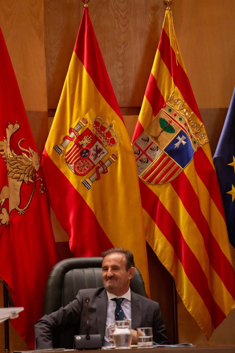 Debate sobre el Estado de la Ciudad de Zaragoza 2024, en el Salón de Plenos del Ayuntamiento