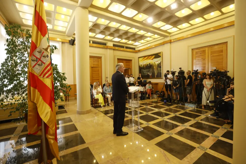 Jorge Azcón anuncia los nuevos cargos en el Gobierno de Aragón tras la salida de Vox del Ejecutivo