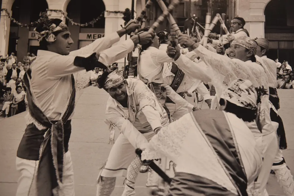 La exposición 'San Lorenzo, fiestas irrepetibles', puede verse hasta el 31 de agosto en el Centro Cultural Manuel Benito Moliner.