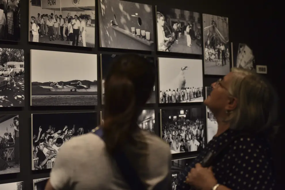 La exposición 'San Lorenzo, fiestas irrepetibles', puede verse hasta el 31 de agosto en el Centro Cultural Manuel Benito Moliner.