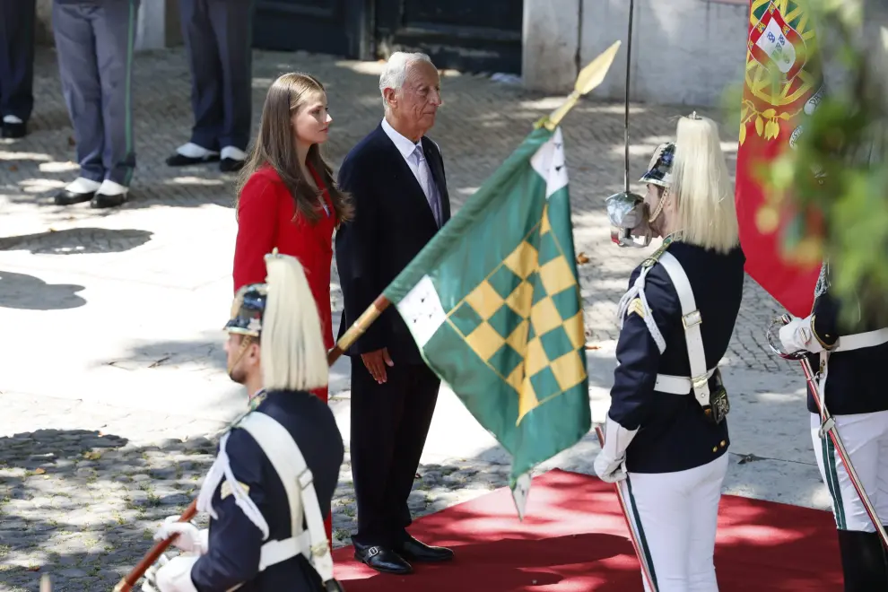 La princesa Leonor viaja a Lisboa en su primer viaje oficial en solitario