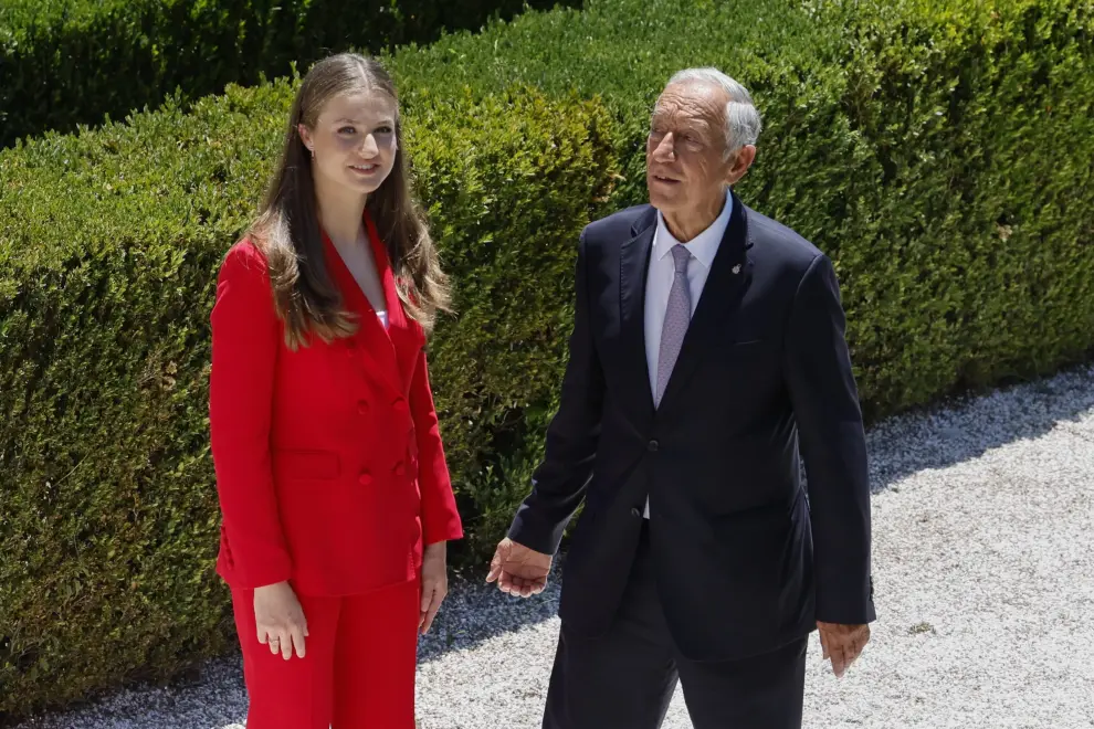 La princesa Leonor viaja a Lisboa en su primer viaje oficial en solitario