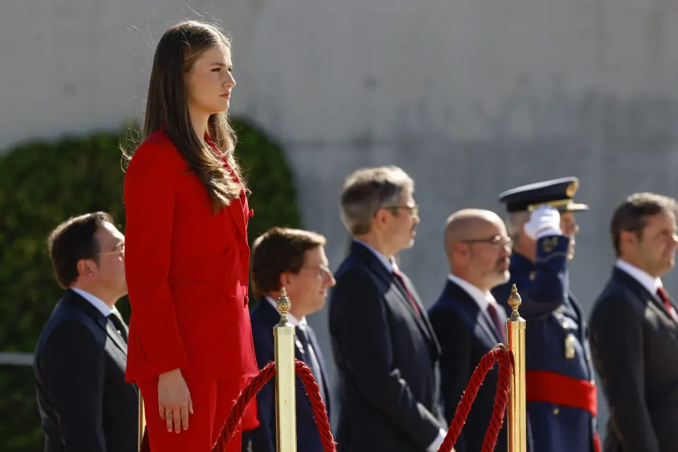 La princesa Leonor viaja a Lisboa en su primer viaje oficial en solitario