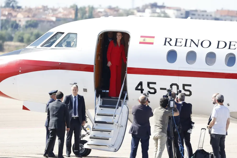 La princesa Leonor viaja a Lisboa en su primer viaje oficial en solitario