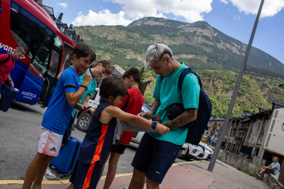 Los azulgranas permanecerán en la localidad ribagorzana hasta el miércoles 17 de julio.