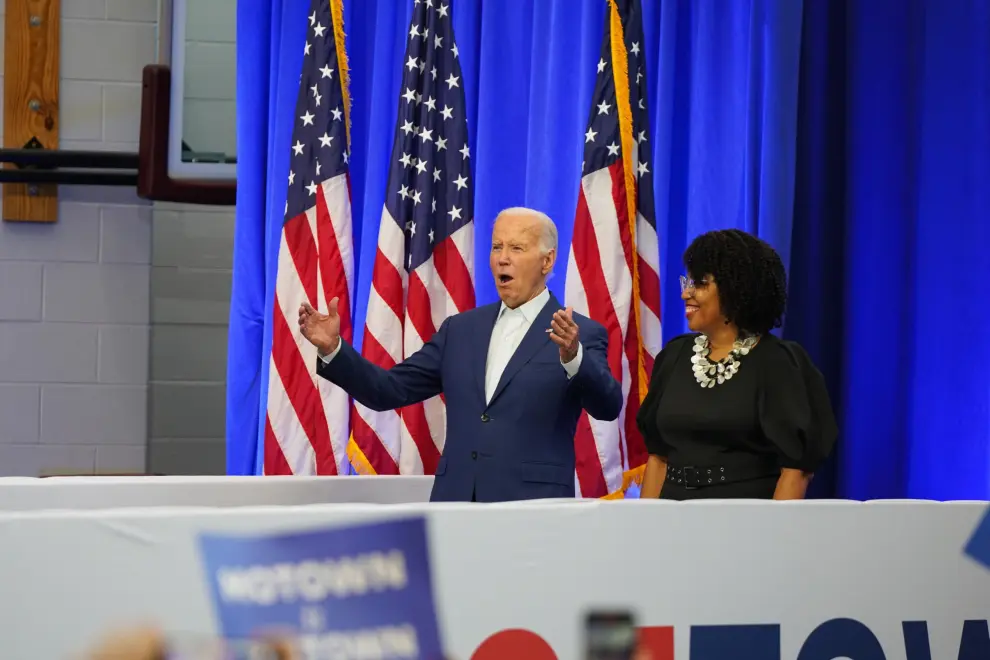 Elecciones en Estados Unidos: acto de campaña de Joe Biden en Detroit, en el decisivo estado de Michigan