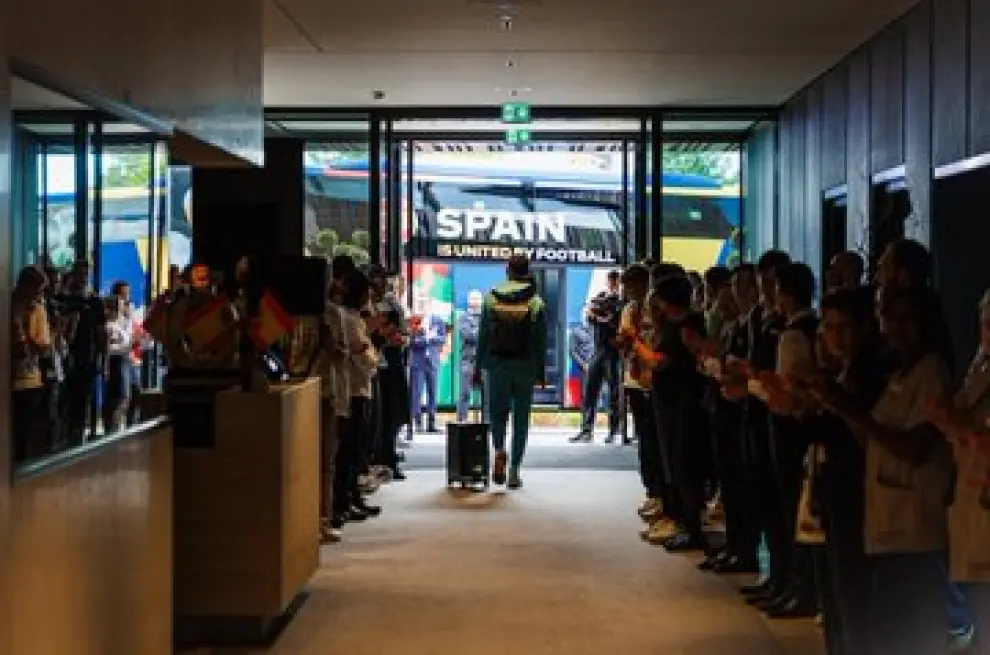 La selección española, preparada para le final de la Eurocopa