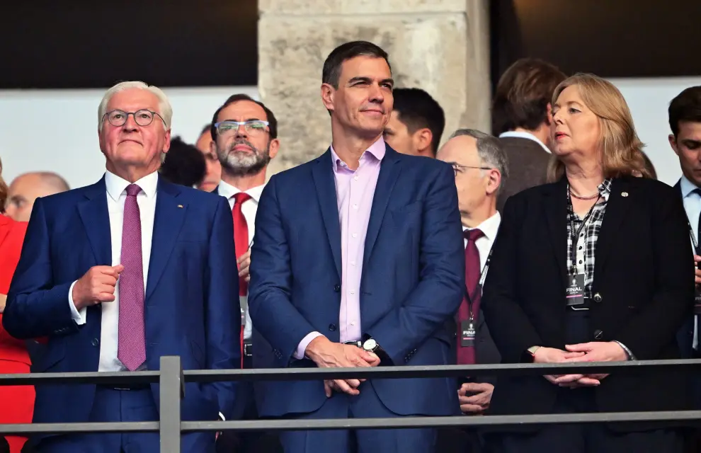 Partido España-Inglaterra, final de la Eurocopa 2024, en el Estadio Olímpico de Berlín