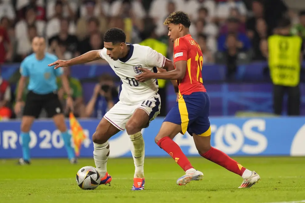 Partido España-Inglaterra, final de la Eurocopa 2024, en el Estadio Olímpico de Berlín