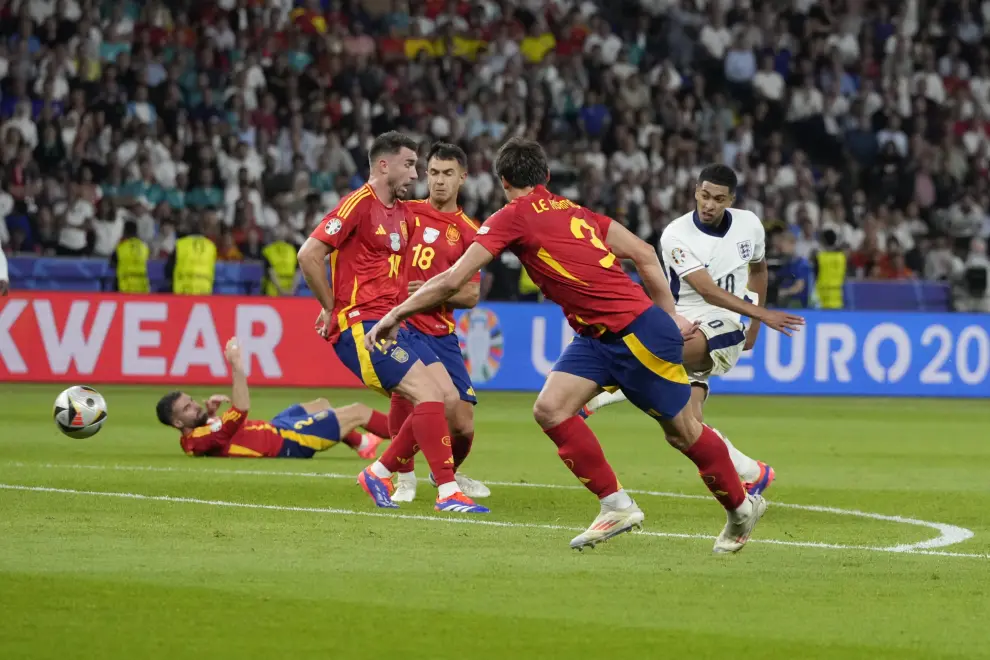 Partido España-Inglaterra, final de la Eurocopa 2024, en el Estadio Olímpico de Berlín