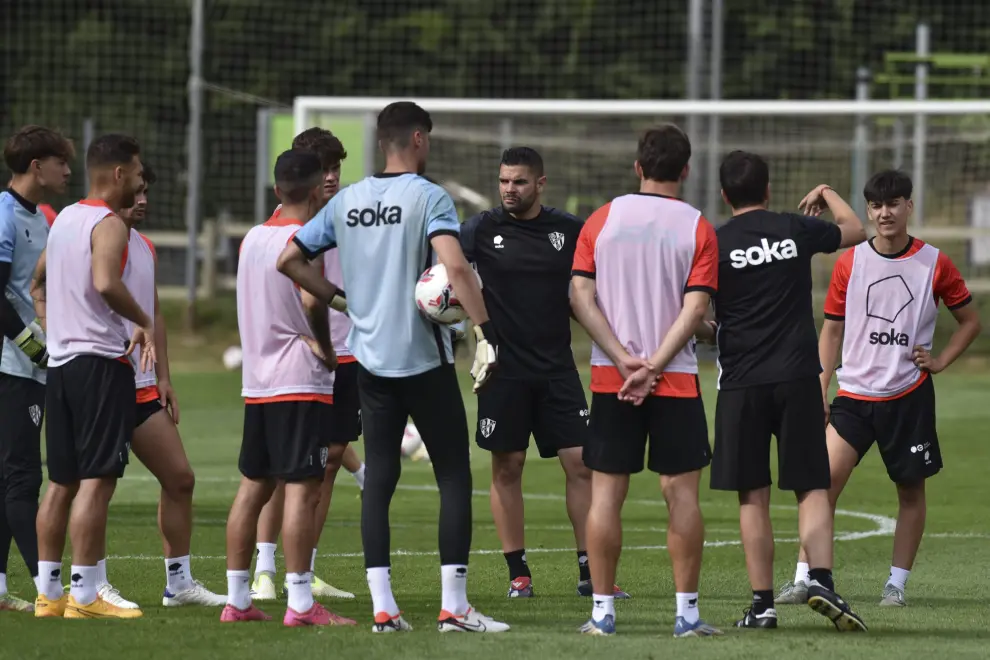 Los azulgranas no se han entrenado este domingo y han acudido a la localidad de Campo para realizar una actividad de ráfting.