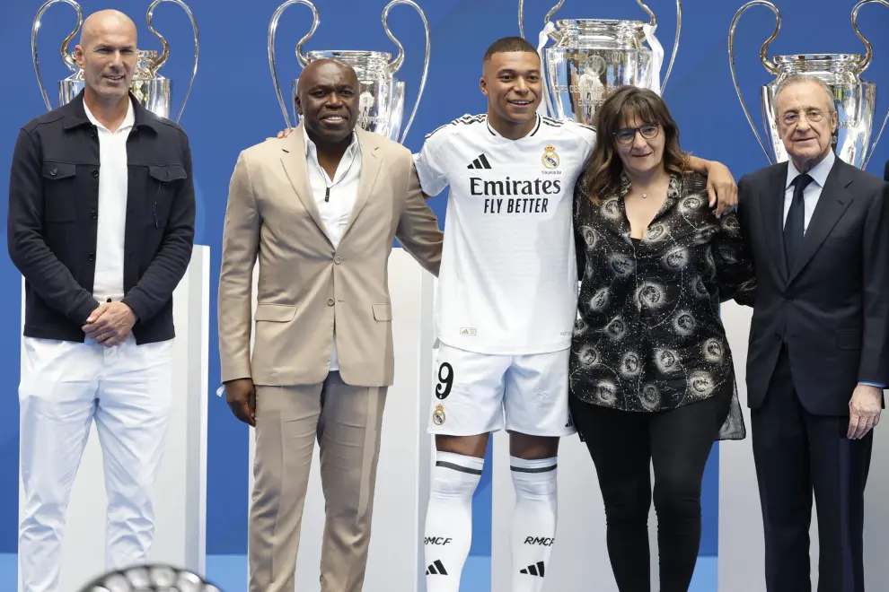 Presentación de Kylian Mbappé como nuevo jugador del Real Madrid.