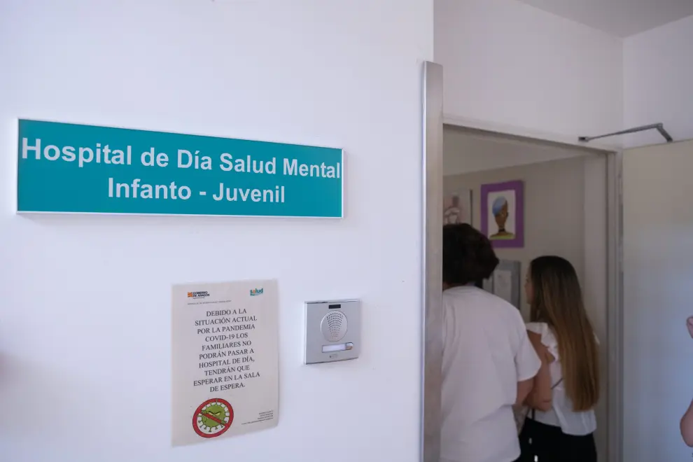 Instalaciones del Hospital de día de salud mental infanto-juvenil de Parque Goya, en Zaragoza.