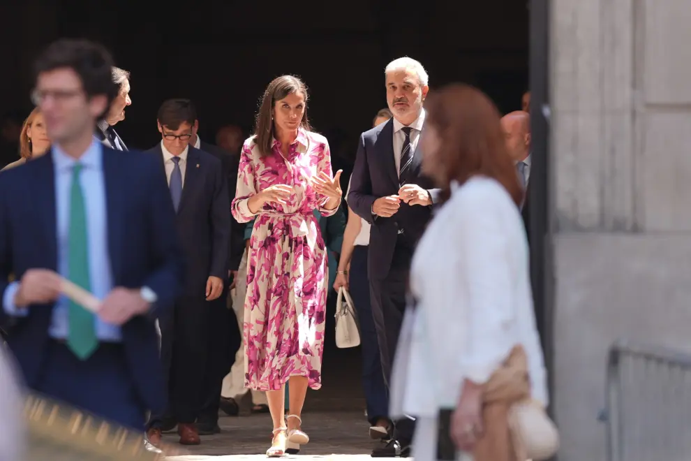 La reina Letizia preside una sesión del Instituto Cervantes en Barcelona