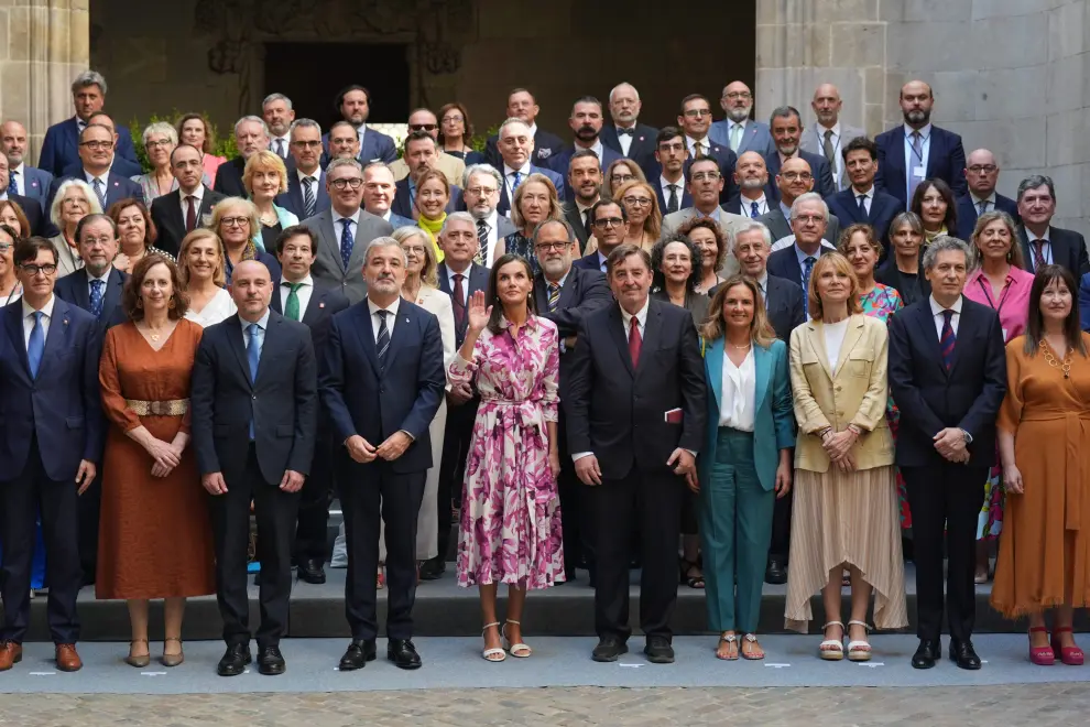 La reina Letizia preside una sesión del Instituto Cervantes en Barcelona