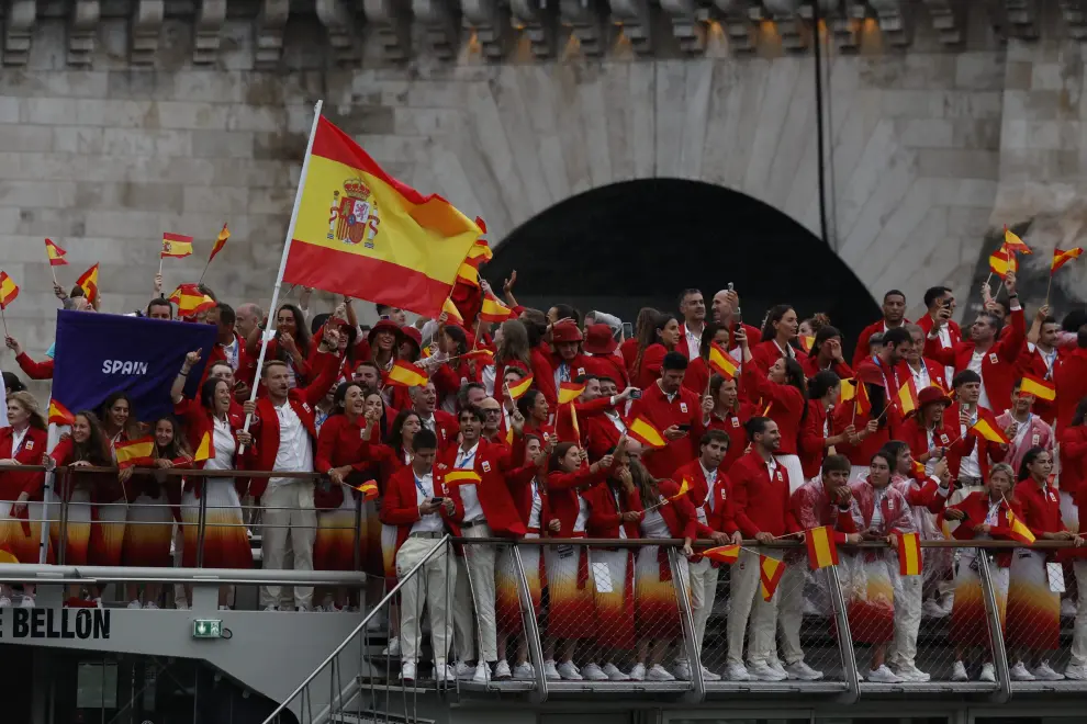 La delegación española en la Ceremonia de apertura de los Juegos Olímpicos de París 2024